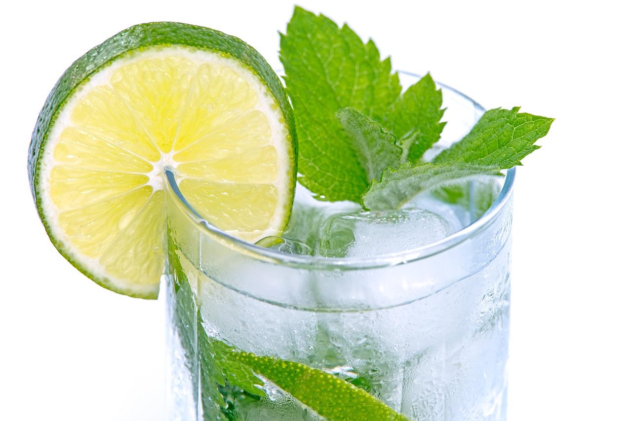 cold drink, lime, drink, cocktail, white, glass, isolated, lemon, ice, water, green, fresh, cold, the background, freshness, fruit, juice, cool, refreshment, summer, sweet, soda, citrus, mint, tropical, taste, lemonade macro leaf closeup, nature, drinks, bar, holiday, rest, relaxation, restaurant, mineral water, white background, tonic, refreshing, heat